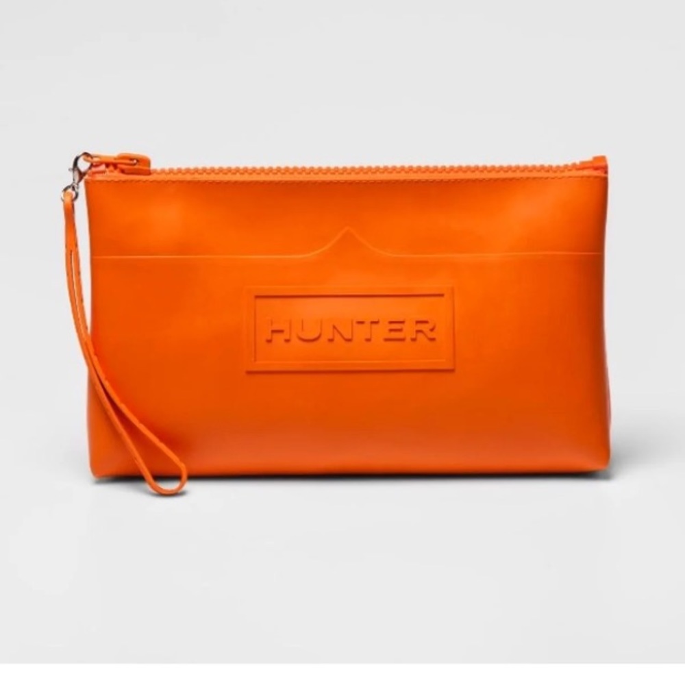 Orange hunter for target wristlet